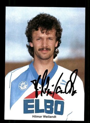 Hilmar Weilandt Autogrammkarte Hansa Rostock 1991-92 Original Signiert