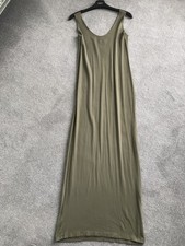 Joanna Korbela Green Khaki Tshirt type Dress Size S (fits UK 8-10)