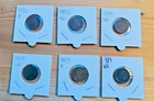 LOT of Indian Head Pennies 1882, 1883, 1884, 1885, 1887, 1888 VG-VF