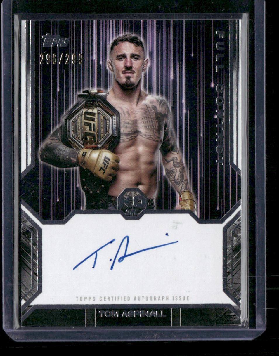2025 Topps Knockout UFC #FC-TA Tom Aspinall Full Contact Autographs #/299