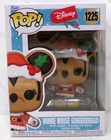 Funko Pop! 1225 Minnie Mouse (Gingerbread) Disney Holiday Vinyl Figure New 2023