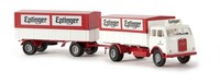 Brekina 78362 - 1/87 Man 10.212 F Pritsche/Plane-Zug - Eptinger (Ch) - Neu