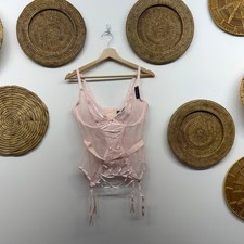 NEW Adore Me Light Pink Lace Bustier 36DD