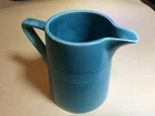 Vintage Harlequin 22oz Turquoise Jug Milk Pitcher Homer Laughlin Fiesta Ware