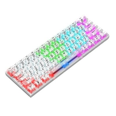 Ergonomic Keyboard USB Wired 61 Keys Mechanical Keyboard USB Wired RGB Backlit