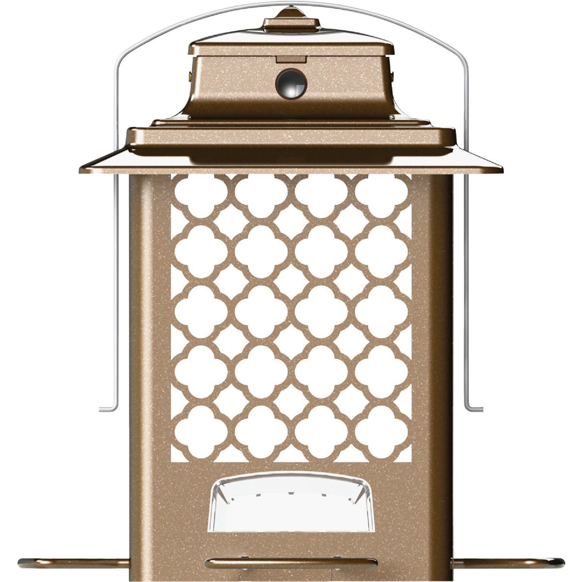 Stokes Select SureFill Bronze Metal 3.6 Lb. Capacity Hopper Bird Feeder Stokes