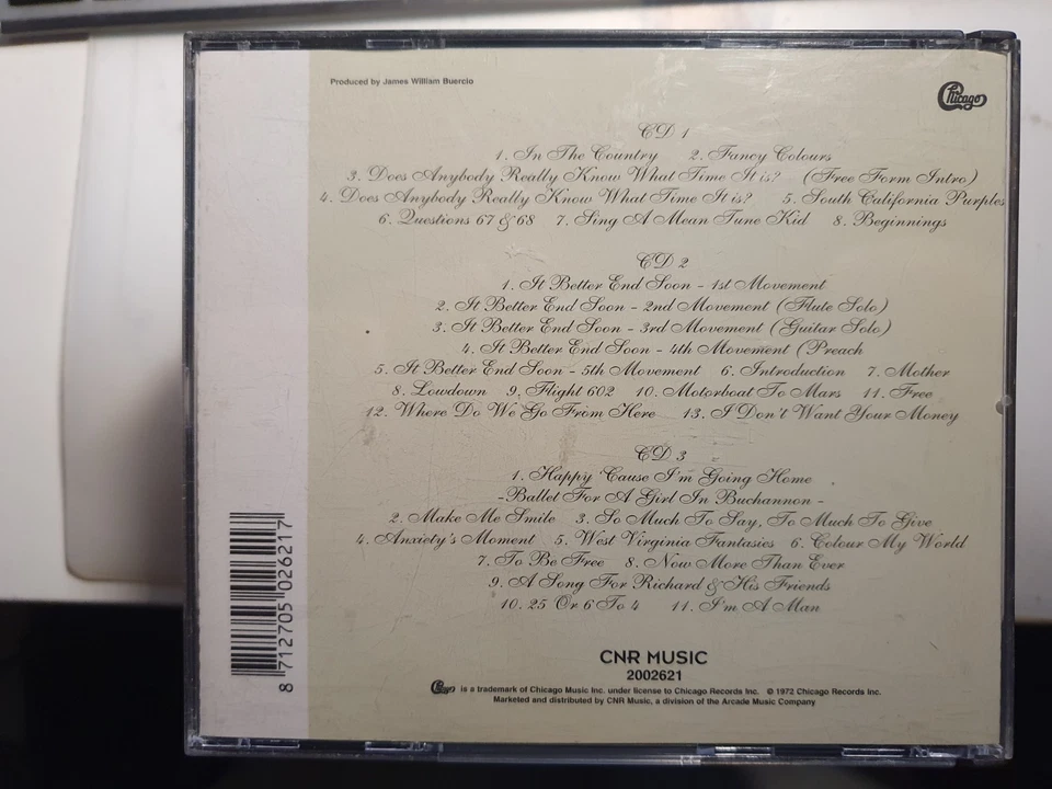 CHICAGO - at Carneggie Hall - 3 CD's (W11) - Bild 2 von 2