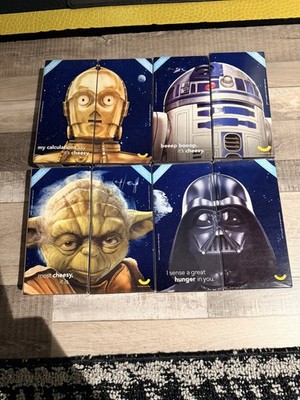Star Wars Kraft Mac & Cheese Boxes - UNOPENED COMPLETE SET OF 8 - RARE