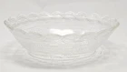 Fenton Art Glass Basket Weave Clear 8 1/4" Nest Base Only -