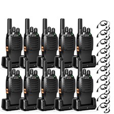 Retevis H777 walkie talkie long range Rechargeable 2W FRS Two Way Radios 10 Pack