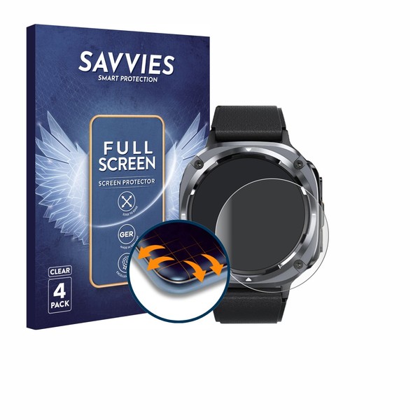 "4X Full-Screen Schutz Folie FüR Timu S90+ 1.48\" 3D Curved Edge Display"-image