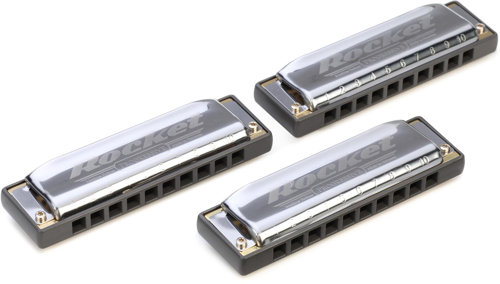 Губная гармоника Hohner Rocket 3 комплекта - ДосольфеджиоЛя мажор 29990₽