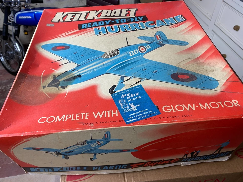 vintage toy KEILKRAFT HURRICANE control line working model - Image 3 of 4