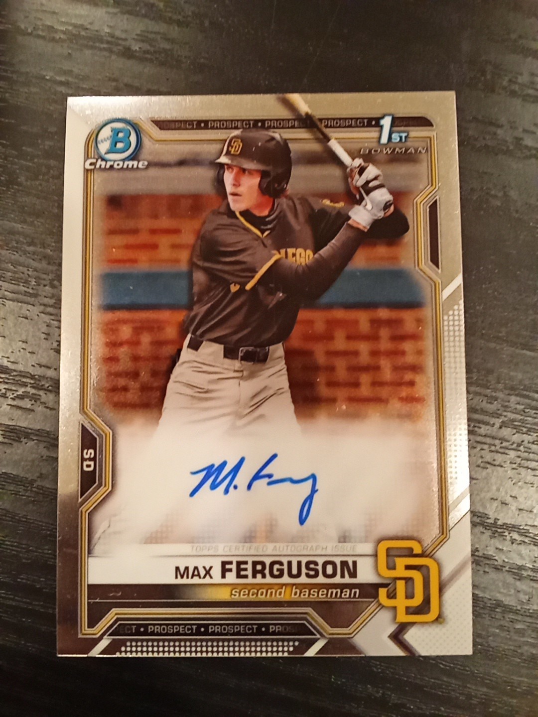 2021 Bowman Chrome - Max Ferguson 1ST AUTOGRAPH 🔥Rookie
