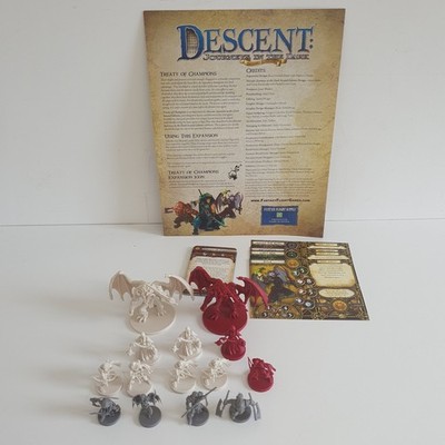 Descent Journeys in Dark 2nd Ed: Treaty of Champions Erweiterung - Komplett ohne Box