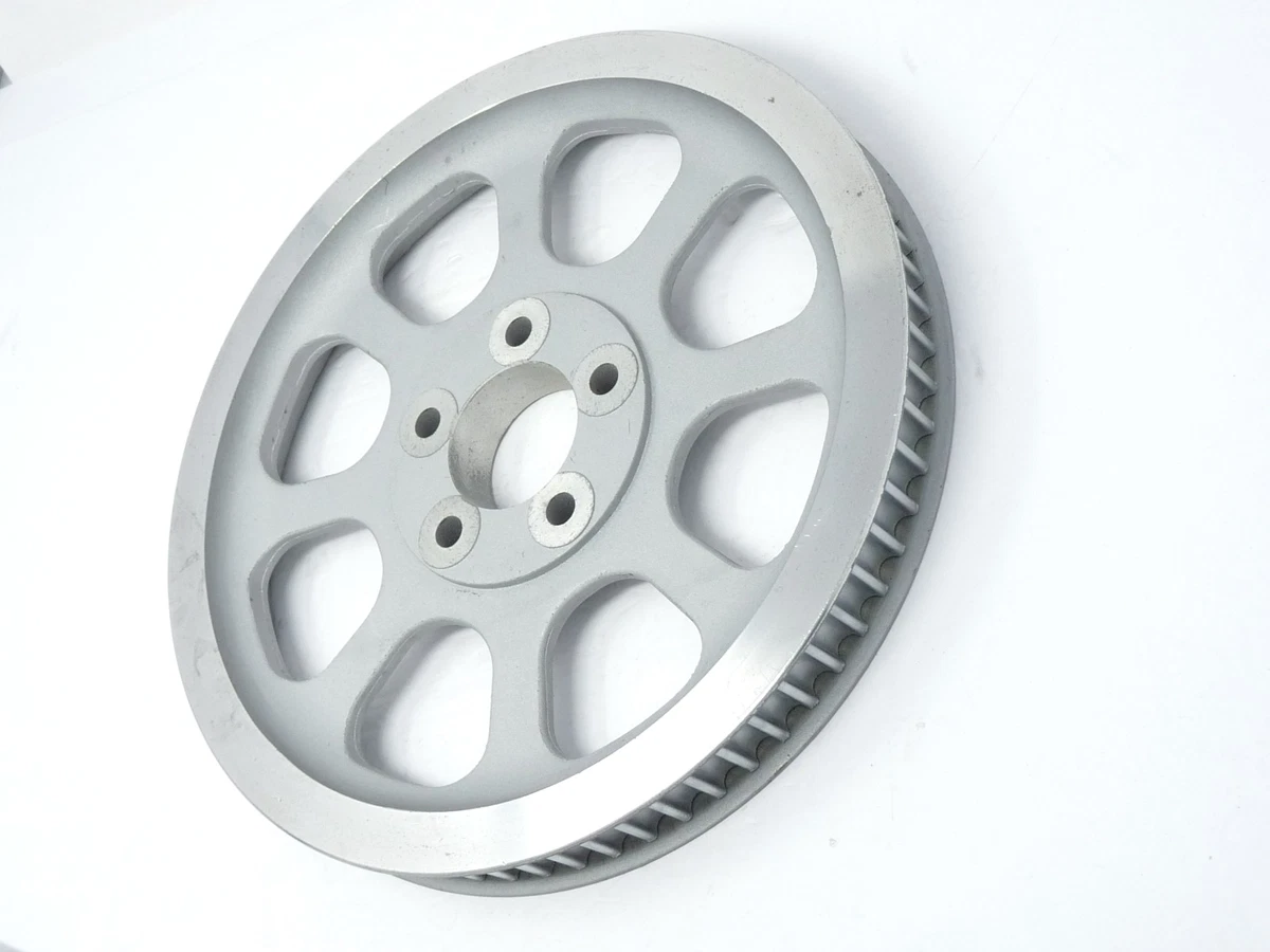 Outer Pulley Cover 66 Tooth Chrome Harley Davidson 2007-17 FXST FLT