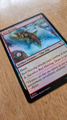 Foil Red Herring 142 Magic the Gathering card