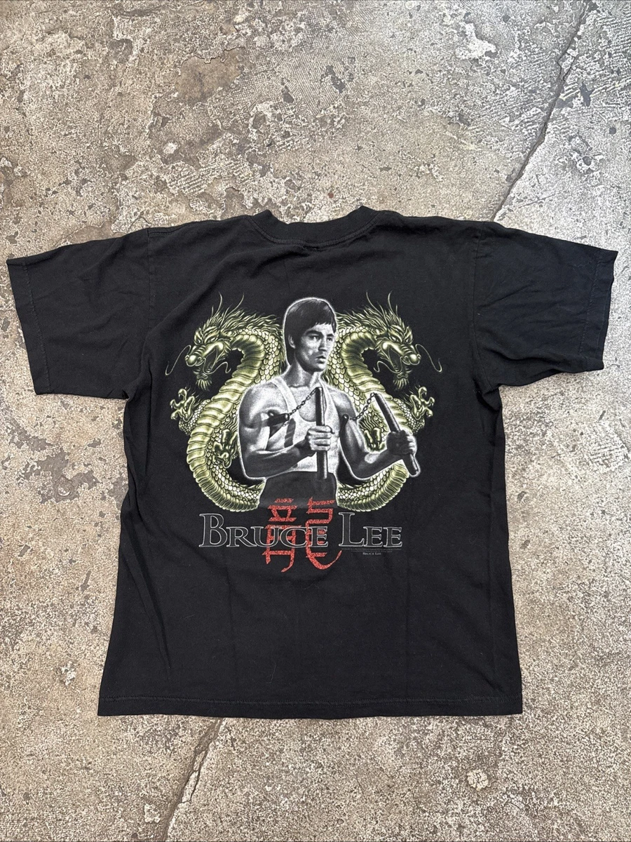 T-shirt Vintage Bruce Lee Big Face 1994 - Coupe Du Monde Harrison - Taille XL