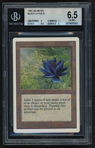 ***BGS 6.5 Unlimited Black Lotus*** MTG Unlimited Magic Kid Icarus