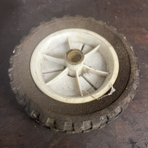 Lawn boy mower front tire wheel used with bolt - Picture 4 of 7