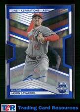 2023 Elite Extra Edition #22 Jason Savacool Signatures Aspirations Die Cut #/55