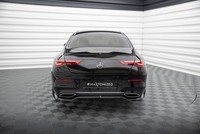 Mittlerer Diffusor Heck Ansatz DTM Look FüR Mercedes-Benz CLA Coupe C118 Schwarz