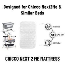 Image of Chicco Next2Me Crib Mattress Fits cot Mattress Baby Foam Mattress