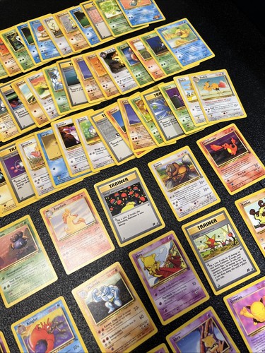 Vintage Pokemon Card WOTC Set Base Fossil S4 Charmander Rocket LOT 80+ ALL LP/NM - Picture 8 of 16