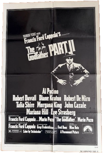 Godfather Movie Poster Indiana Movie Memorabilia Original US
