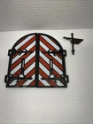 Playmobil Vintage Medieval Castle #3667 Doors Lot Of 2 Plus Weather Vane