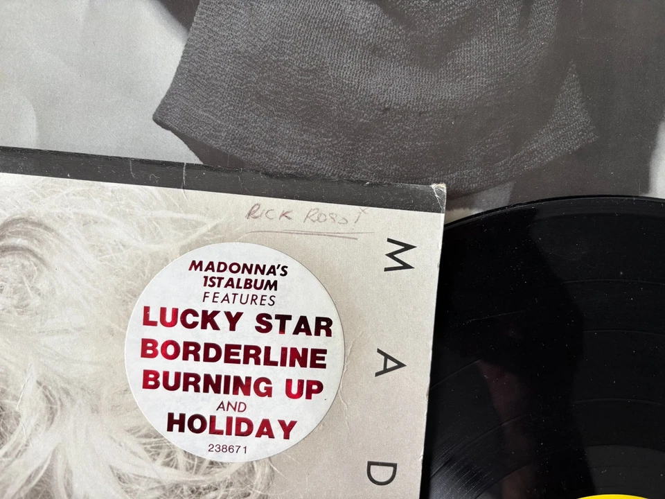 Madonna Self Titled 1983 1st Australian Press LP + Insert - Image 2 of 4