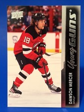 2021-22 Upper Deck Series 2 Young Guns Dawson Mercer #459 Rookie Card. rookie card picture