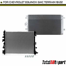 Radiator & AC Condenser Cooling Kit for GMC Terrain Chevrolet Equinox 2018-2022