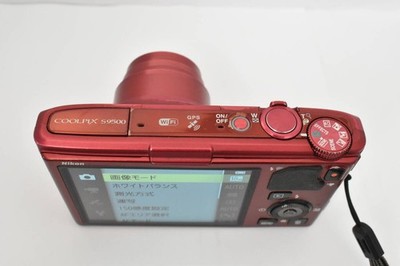 Nikon CoolPix S9500 Digital Camera Red Working Used from JAPAN | eBay