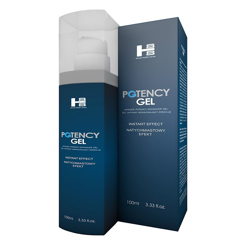 POTENCY GEL Potenzmittel Starke und lange Erektion herbal sofort Wirkung 100 ml