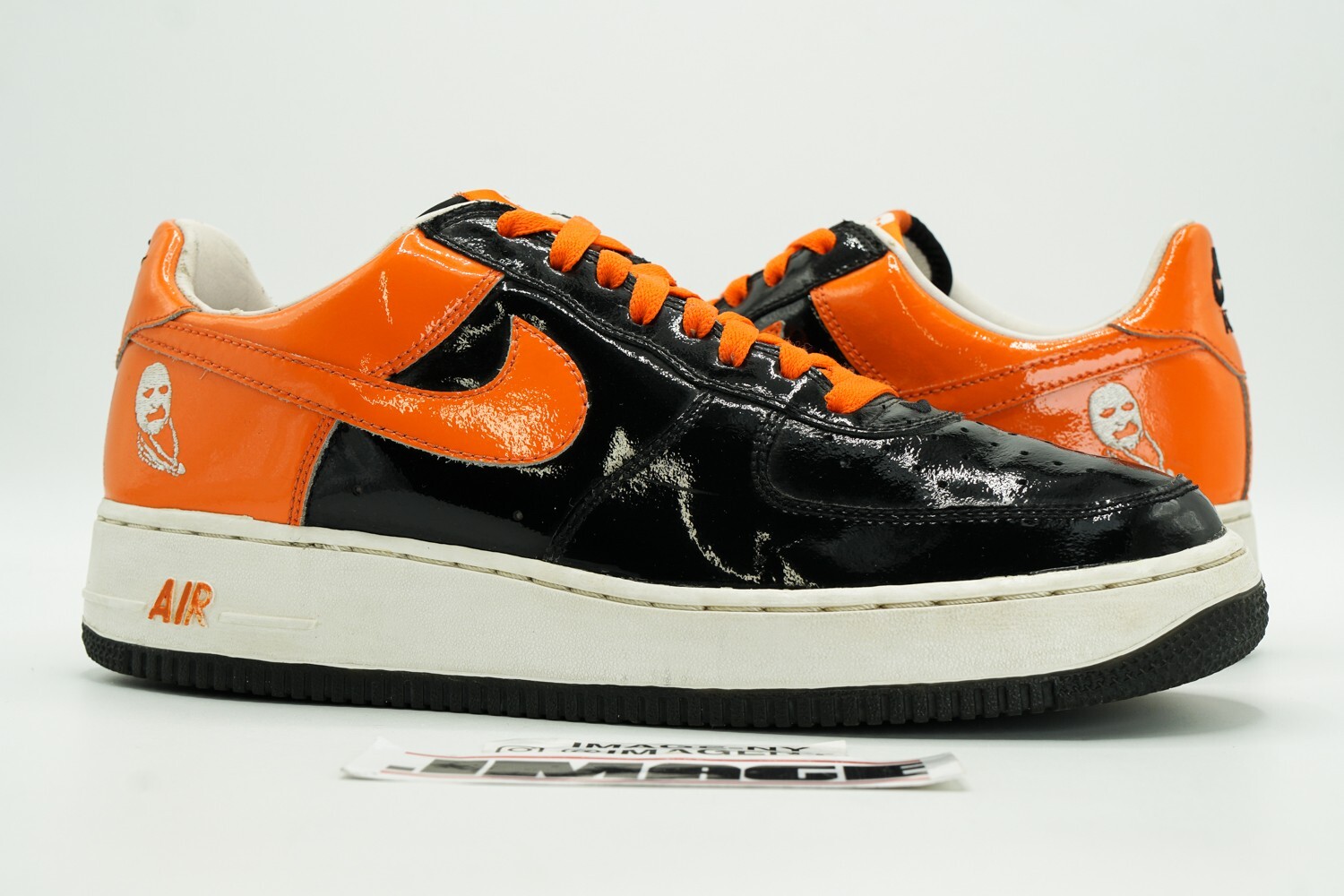 Specialiseren Verder poort NIKE AIR FORCE 1 LOW USED SIZE 9 2005 HALLOWEEN BLACK ORANGE BLAZE 312945  081 | eBay