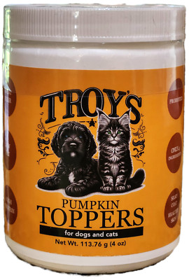Grain-Free Pumpkin Probiotic Topper   Supports Gut Health in Cats & Dogs