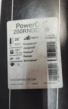 Oregon 200RNDD009 PowerCut™ 20" 3/8" .050" 72DL D009 Solid Chainsaw Guide Bar
