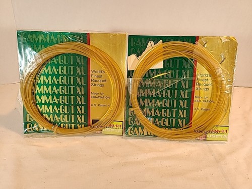 New Vintage Gamma Gut XL Oversize Perfomance Tennis String Gauge 16 NOS COLLECTO