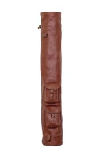 Golf Pencil Bag Carry Sunday Golf Bag Genuine Leather Golf Club Ball Bag