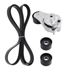 KEILRIPPENRIEMEN +RIEMENSPANNER For Mercedes-Benz CLK C209 Cabriolet A209