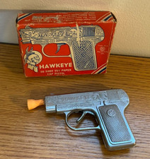 Kilgore Hawkeye Vintage Toy Cap Gun  Box IA-15