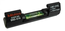 New! Mitutoyo 3" Inch Aluminum Line Level; High Quality Professional Grade