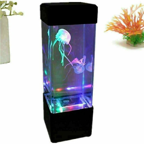 LED Jellyfish Light Lava Lamp Night Light Aquarium Multicolor Lighting Mood AU - Picture 12 of 12