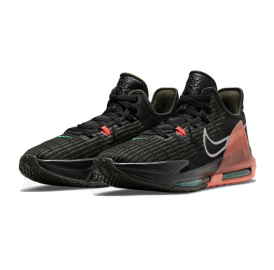 Nike LeBron Witness VI Herren Basketballschuhe Sport Sneaker CZ4052 001 SCHWARZ UK9