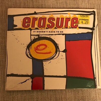 ERASURE - It Doesn't Have To Be - UK Digipack CD Single 1993 CDMUTE56 NEU VERSIEGELT