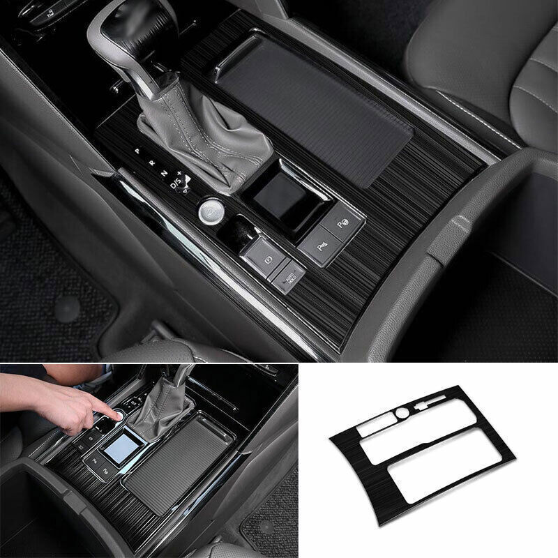 For VW Teramont Atlas 2018-2021 Black Steel Middle Console Gear Shift Panel Trim
