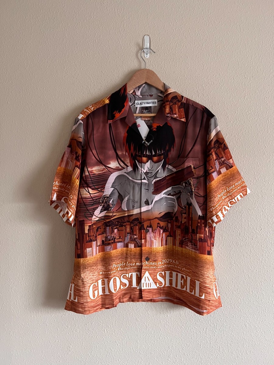 Wacko Maria Ghost in The Shell #1 Hawaiian Shirt - Size XL Wacko Maria Ghost in The Shell #1 Hawaiian Shirt - Size XL