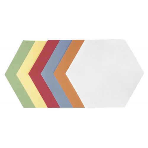 Moderationskarten 130g Wabe 16,5x19cm 500Sück sortiert - Bild 1 von 1