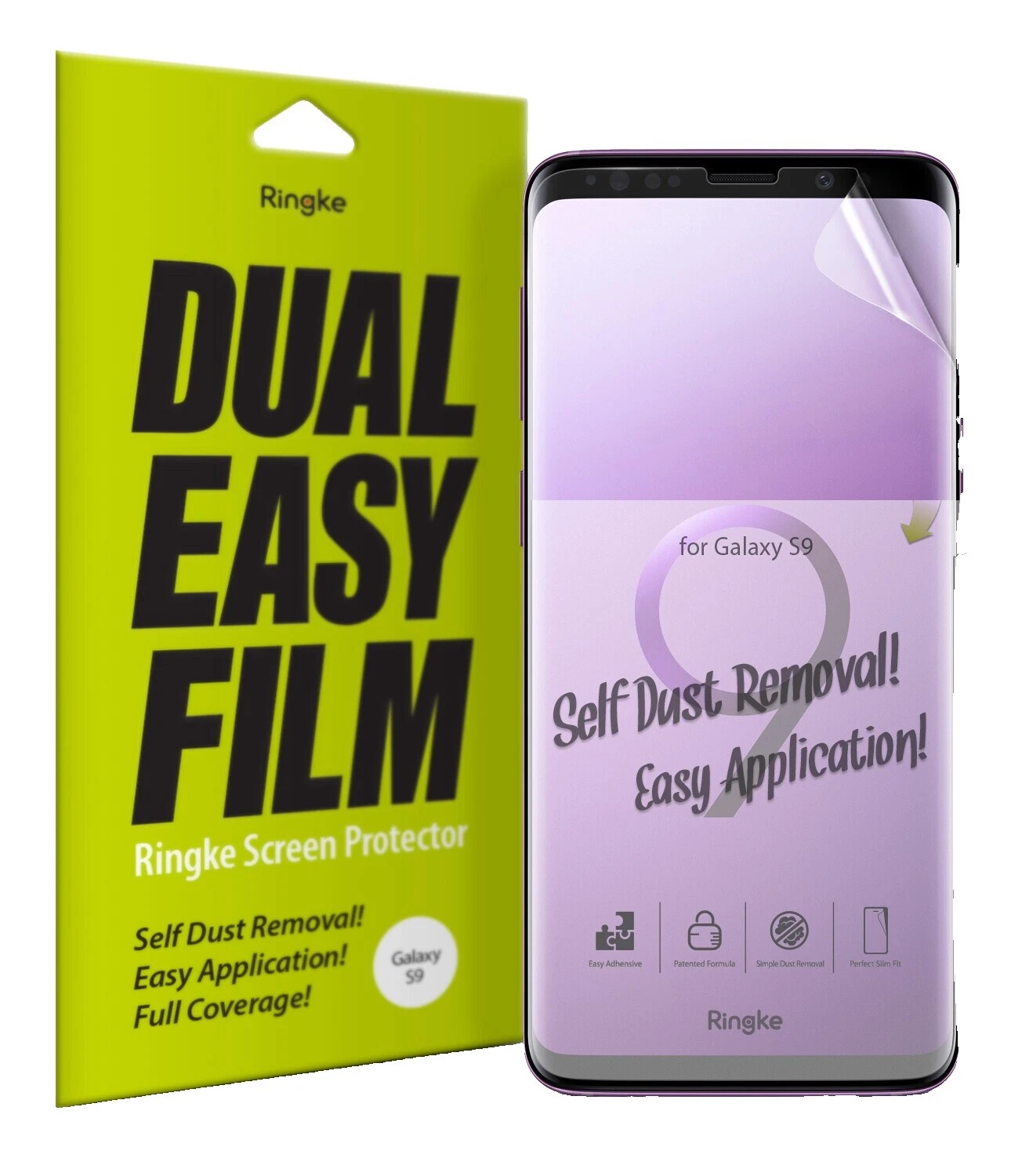 Ringke Cell Phone Screen Protectors for Samsung Samsung Galaxy S9